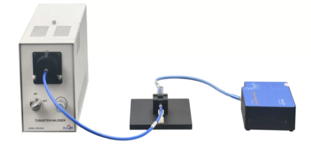Absorption and Fluorescence Spectroscopy Analysis with Brolight BIM-6208 High- intensity Tungsten Light Source