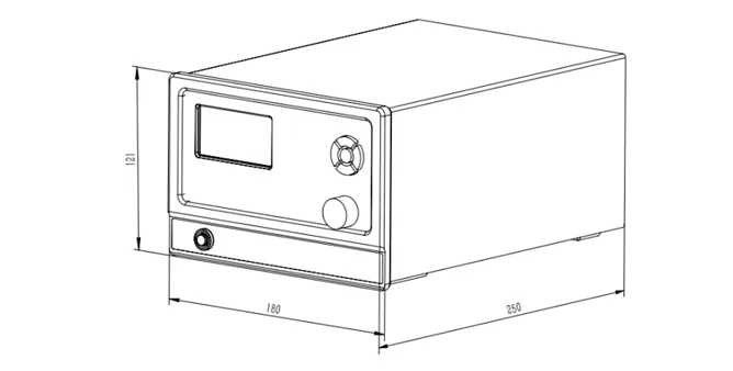 Dimensions of BRM-6201 Temperature Controller